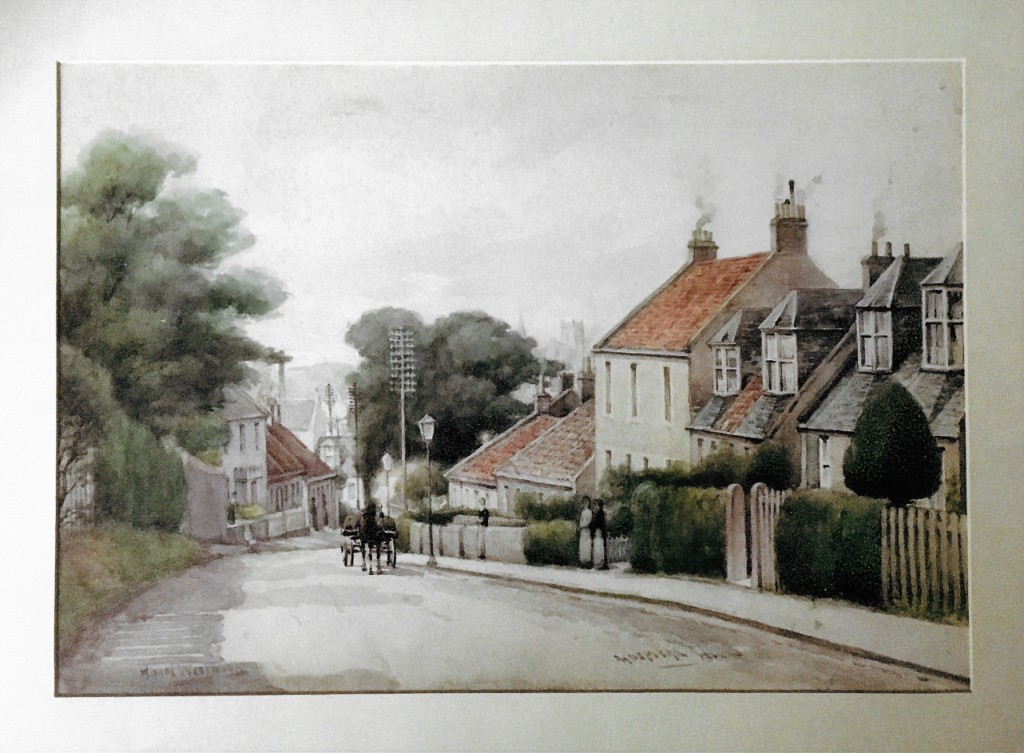 Painting - Hospital Hill with distant view of the Abbey by Adam Westwood