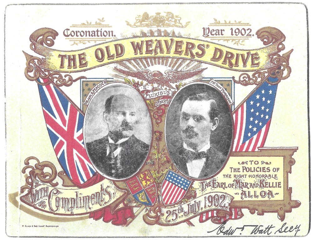 Image of a ticket for the 1902 Auld Weaver's Drive