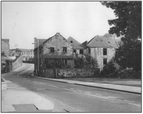 Photo of Harriebrae Mill shortly before demolition in 1964