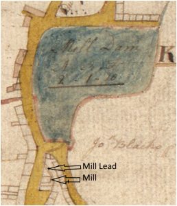 Map of the Mill Dam