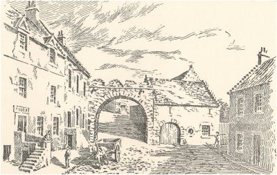Drawing of the Mill Port, by D Thomson