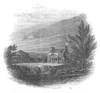 Sketch of Abbotsford in 1812, the farmhouse before extension