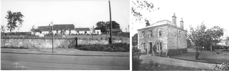 Photos of the possible the original residence of Robert Black on the north side of Halbeath Road opposite Touch Gowanbrae House, Garvockhill
