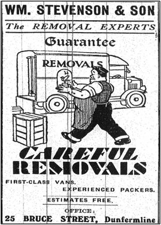 Stevenson Advert from 1940