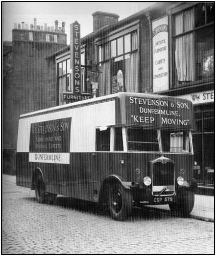 Photo of the Bruce St premises c. 1935