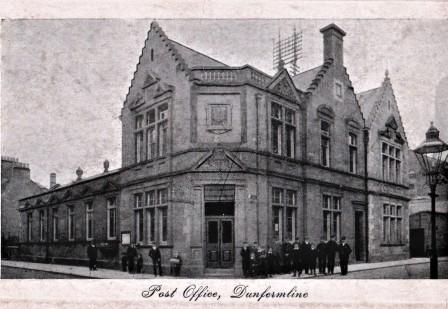 This early postcard, circa 1900, shows Queen Anne Street Post Office, now closed