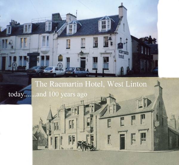 The Raemartin Hotel built by Gilbert Rae at West Linton in memory of his parents.