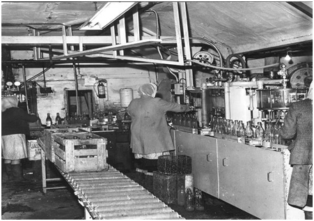 Photo of bottling line