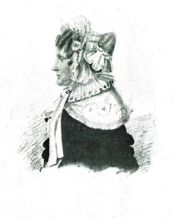 Print of Helen Miller, after a watercolour by Henry Gilbert