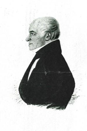 Print of John Miller, from a water colour by Henry Gilbert