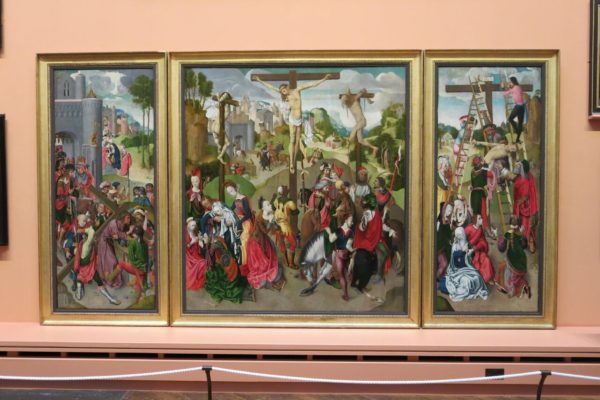 Photo of a 15th C Dutch Crucifixion