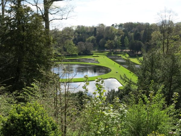 Photo of the ponds from the Octagon Tower