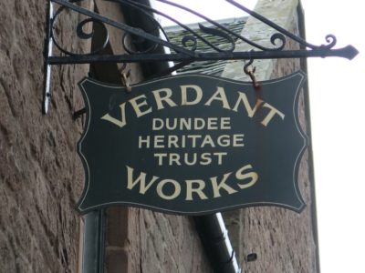 The Verdant Works Sign