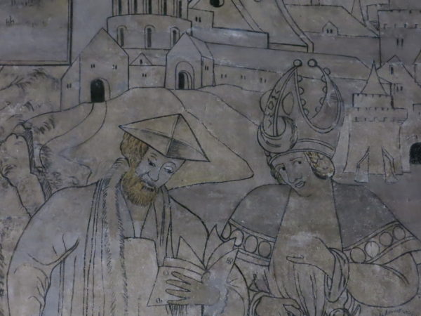 Mural detail from the "Good Samaritan"