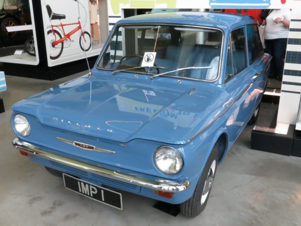 The first Hillman Imp, made at Linwood