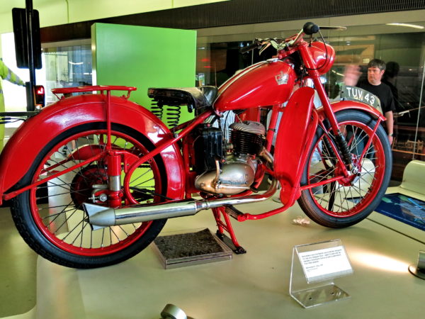 BSA Bantam motorbike for delivering telegrams