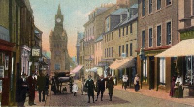 Early photograph of Dunfermline High Street