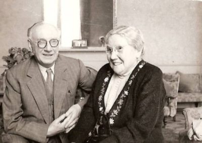 Photo of John Hill with his mother, Janet