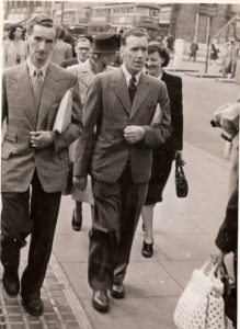 Photo of Gordon and James Hill in London