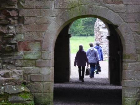 Photo of Dryburgh Abbey, Entrance to the Parlour