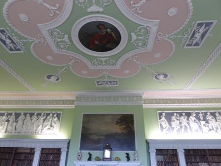 Photo of Mellerstain Library Ceiling