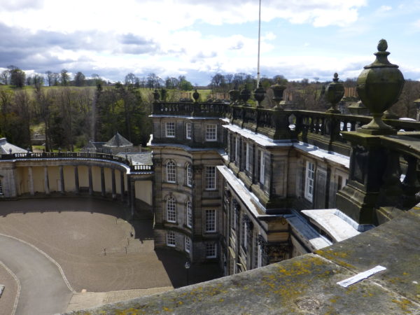 The East front of Hopetoun House from the roof