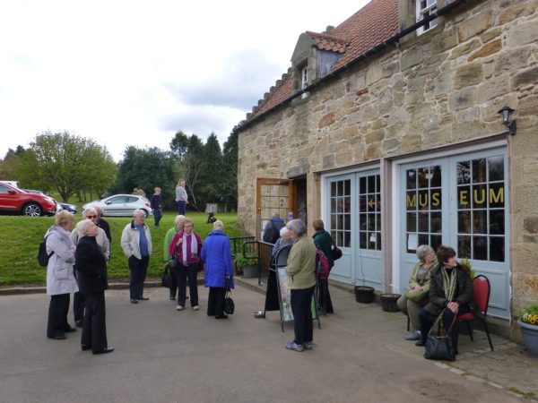 Society members outside the Kinneil Museum