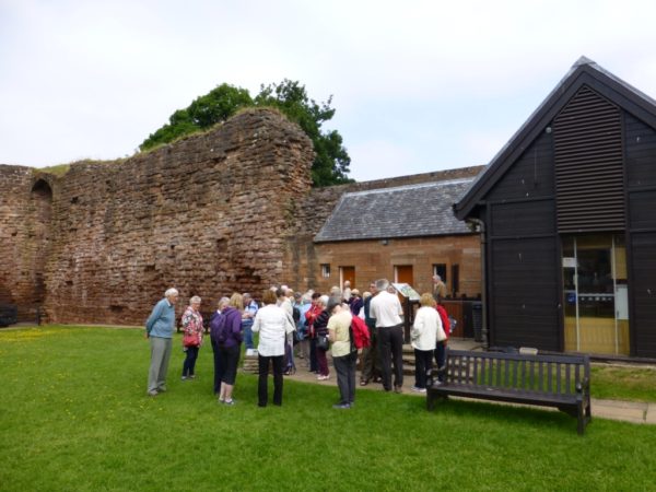 Inside the courtyard