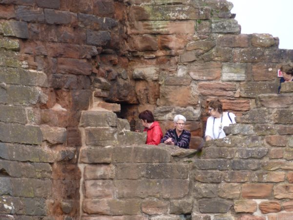 High up outside the Donjon