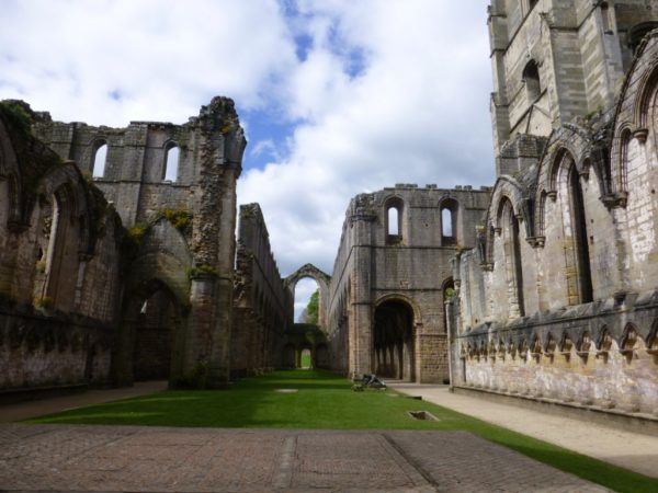 Photo looking west towards the nave