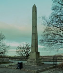 Photo of the memorial to Ralph and Ebenezer at Gairneybridge