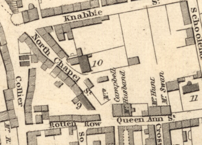 Part of Wood's plan of Dunfermline