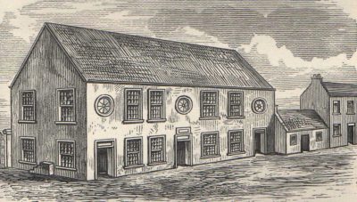 Drawing of the church of 1741