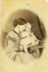 Photo of Anne with daughter Mary. (Circa 1868 - Mary was born in 1867.)